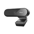 Trust Tyro Full HD All-in-one Webcam with Built-in Microphone, 1080p, Auto-Focus, Plug and Play, Tripod Stand Included, Hangouts, Meet, Skype, Teams - Black