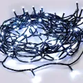 Lexi Lighting 520 LEDs Extendable Fairy Light Chain, Dark Cable/White Light, 51.9m Light Length, Plug-in Power, 8 Functions with Memory Hold, Outdoor and Indoor Christmas Party Decoration