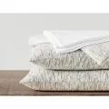 Calvin Klein Modern Cotton STRATA King Pillowcase Pair, Heathered Marble, 2 Piece