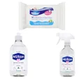 Milton Essentials Value Pack - Bottle Cleaner, Surface Wipes and Antibacterial Spray