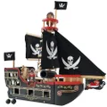 Le Toy Van Barbarossa Pirate Ship Set Premium Wooden Toys for Kids Ages 3 Years & Up