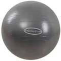 BalanceFrom Anti-Burst and Slip Resistant Exercise Ball Yoga Ball Fitness Ball Birthing Ball with Quick Pump, 2,000-Pound Capacity (78-85cm, XXL, Gray)