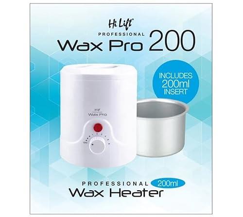 Hi Lift Pro 200 Professional Wax Heater, White, 200 ml