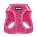 Best Pet Supplies, Inc. Voyager Step-in Air Dog Harness - All Weather Mesh, Step in Vest Harness for Small and Medium Dogs - Fuchsia (Matching Trim), XS (Chest: 13 - 14.5" ) (207T-FSW-XS)