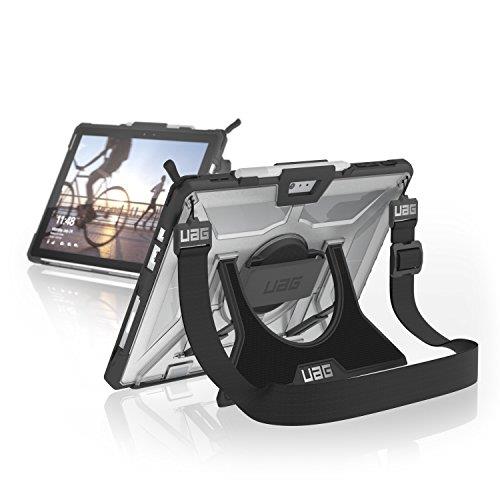 Urban Armour Gear Plasma Series Tablet Case with Handstrap for Surface Pro 4/5/6/7/7+, Ice