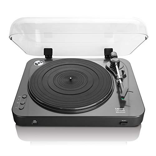 Lenco Turntable with Direct Encoding and Bluetooth, Black