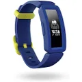 Fitbit Ace 2 Activity Tracker for Kids Swimproof with Fun Incentives and up to 5 Day Battery - Night Sky + Neon Yellow