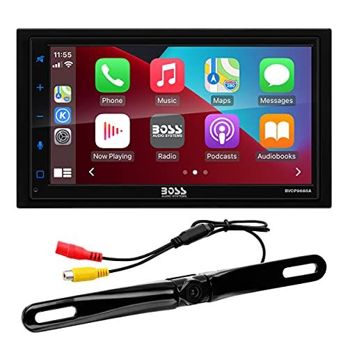 Boss Audio Mechless Apple CarPlay Android Auto Multimedia Player with Camera