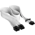 CORSAIR Premium Individually Sleeved 12+4pin PCIe Gen 5 Type-4 600W 12VHPWR Cable, White