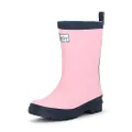 Hatley Unisex-Child Classic Rain Boots Accessory, Pink & Navy, 8 Little Kid