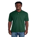 Jerzees Hamilton Beach Men's SpotShield Stain Resistant Polo Shirts, Short & Long Sleeve, Sizes S-5X, Forest Green, Small