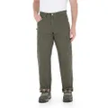 Wrangler mens Riggs Workwear Flannel Lined Ripstop Ranger Pant Work Utility Pants - green - 36W x 32L