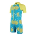 Speedo Unisex Infant Turtle Wetsuit, Blue/Yellow, Size 5