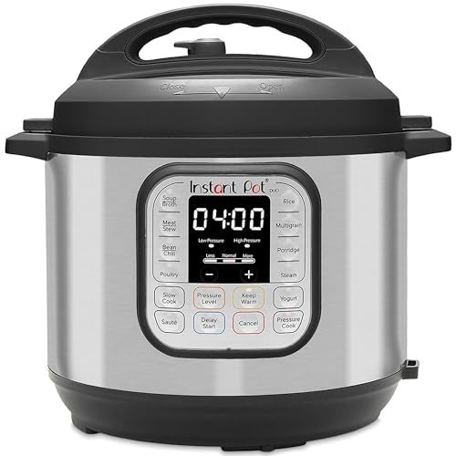 Instant Pot Duo 7-in-1 Smart Cooker, 5.7L - Pressure Cooker, Slow Cooker, Rice Cooker, Sauté Pan, Yoghurt Maker, Steamer and Food Warmer, Brushed Stainless Steel