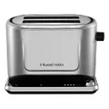 Russell Hobbs 26210 Attentiv 2 Slice Toaster - With Colour Sense Technology; Automatically Adapts the Toasting Time to your Bread Type, Stainless Steel
