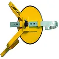 Stoplock Wheel Clamp HG 400-00 - Anti-Theft Lock Device for Small-Wheeled Cars Caravans Trailers with 13" to 15" Wheels, Yellow