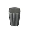 KeepCup Traveller Reusable Travel Mug - Vacuum Insulated Cup with Leakproof Sipper Lid | 12oz/340ml - Nitro Gloss