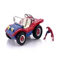 Jada Toys Buggy 1:24 Scale Diecast Car with Marvel Spider-Man Figure
