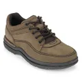 Rockport Men's World Tour Classic Walking Shoe, Chocolate Nubuck, US 10.5