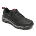 Rockport Men's Cold Springs Plus II Blucher Walking Shoe, Black Leather/Ripstop, US 11.5