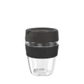 KeepCup Traveller Reusable Travel Mug - Lightweight with Leakproof Sipper Lid - 12oz / 340ml - Black