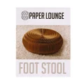 Paper Lounge Foot Stool & Felt Top by Portable Concertina Design/Supports up to 100kg