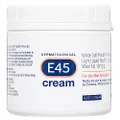 E45 - Dermatological Cream For Dry Skin Conditions | Non Greasy Emollient | Hypoallergenic | 350g