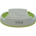 SCREAM Slow Feed Interactive Puzzle Bowl 27x31cm, Loud Green