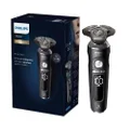 Philips Shaver Series 9000 Prestige Wet & Dry Electric Shaver with SkinIQ Technology, NanoTech Dual Precision Blades, Hydro SkinGlide Coating and Ultraflex Suspension System, Black, SP9830/26