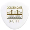 Golden Gate MP-124 Deluxe Flat Pick - Rounded Triangle - White - X-Stiff