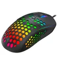 Havit RGB Backlit Programmable Gaming Mouse with Lightweight Honeycomb