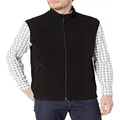 CLIQUE Men's Summit Full-Zip Microfleece Vest, Black, X-Large