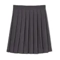 French Toast Girls Pleated Skirt, Heather Gray, 12 US