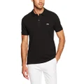 Lacoste Lacoste Men Basic Slim Fit Polo, Black, 06F, X-Large