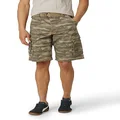 Lee Men's Dungarees New Belted Wyoming Cargo Short, Fatigue Camo, 32