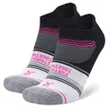 Balega Women's Standard No Show Athletic Running Socks, Black, Medium