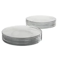 Anchor Hocking 8-Inch Presence Glass Salad Plate, Set of 12