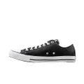 Converse Unisex Chuck Taylor All Star Leather Low Top, Black, 10.5 M US