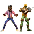 NECA Teenage Mutant Ninja Turtles - Rat King and Vernon Action Figure 2 Pack, 7-Inch Height
