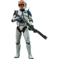Hot Toys Star Wars: Clone Wars - Captain Vaughn 1:6 Scale Action Figure, 12-Inch Height