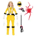 Power Rangers Lightning Collection RPM Yellow Ranger 6-Inch Premium Collectible Action Figure Toy with Accessories, Kids Ages 4 and Up
