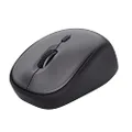 Trust Yvi+ Silent Wireless Mouse, Sustainable Design, 800-1600 DPI, for Left and Right Hand Users, Storable USB Micro Receiver, Quiet Compact Computer Mouse for PC, Laptop, Mac, Home Office - Black