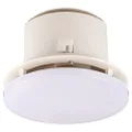HPM Non-Ducted Ceiling Exhaust Fan with Adaptable Light, White