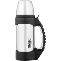 Thermos The Rock Vacuum Insulated Flask, 1L, Stainless Steel, 2510R