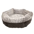 Rosewood 40 Winks Tweed and Plush Cat Bed