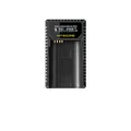 NITECORE ULSL USB Camera Battery Charger for Leica SL Series BP-SCL4 Batteries, Black