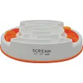 SCREAM Slow Feed Interactive Puzzle Bowl 27x31cm, Loud Orange