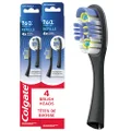 Colgate 360 Floss-Tip Replaceable Toothbrush Head Refills, Deep Clean, 4 Pack
