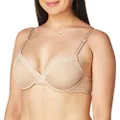 Warner's Women's Blissful Benefits Smooth Look Underwire Lightly Lined T-Shirt Bra Rf5041w, Toasted Almond, 38B