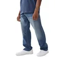 True Religion Men's Ricky Straight Leg Jean, Faum Baseline, 38W x 34L